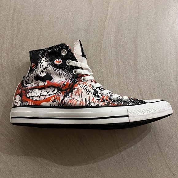 Converse DC Comics x Chuck Taylor All Star The Joker Laugh High Top Snea… - Picture 8 of 15